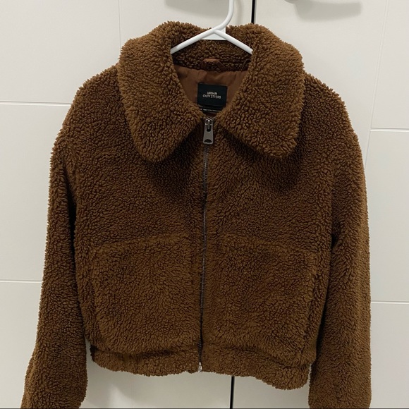 Urban Outfitters Cropped Teddy Jacket - Picture 4 of 4